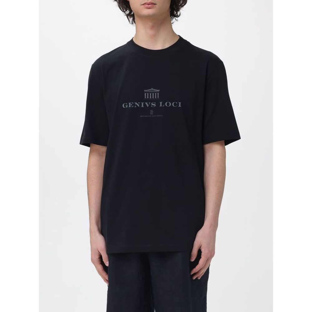 Brunello Cucinelli Men Brunello Cucinelli Cotton T-Shirt With Logo